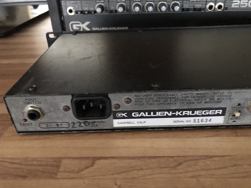 GK 2000CPL Gallien-Krueger Stereo Guitar Preamp 2000 CPL Made In USA