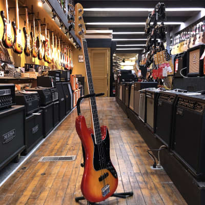 Fender Rarities Flame Ash Top Jazz Bass 2019 Plasma Red Burst w/Hard Case, All Materials image 5