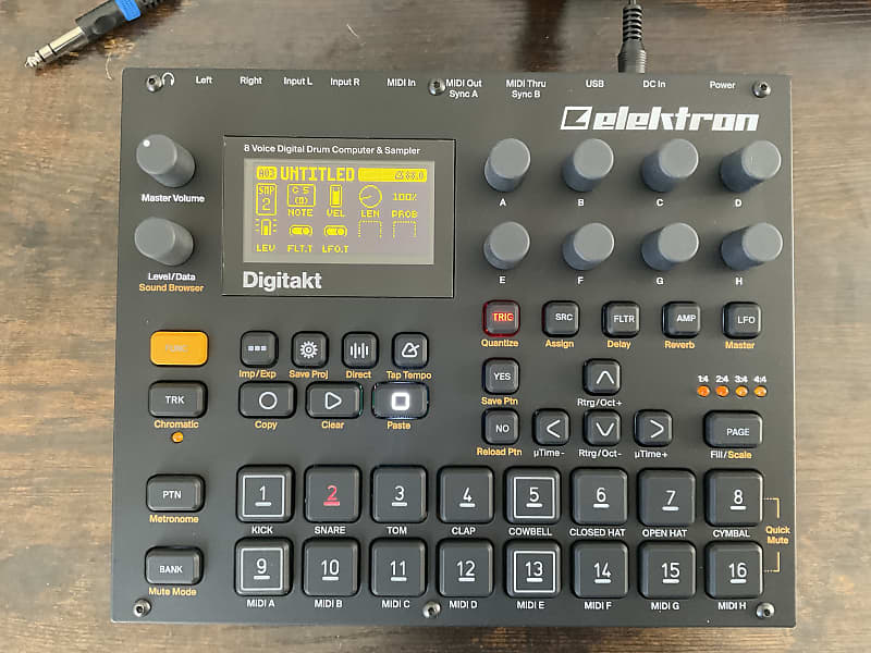 Elektron Digitakt 中古 Elektron Digitakt E25 Edition 8 Track Sampling Drum Machine – Alto