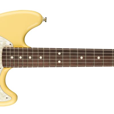 Fender American Performer Mustang, Rosewood Fingerboard, Vintage White-US22028347 image 1
