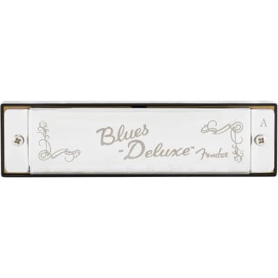 Fender Blues Deluxe 10-Hole Diatonic Harmonica with Case, Key of A image 4