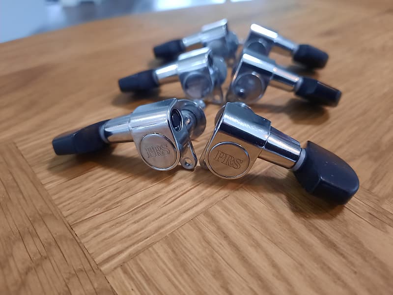 PRS Phase II Tuners, Set of Six, Chrome - John Mann's Guitar