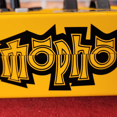 Dave Smith Instruments Mopho 32-Key Monophonic Synthesizer Yellow & Wood Sides w/ Power Supply image 13
