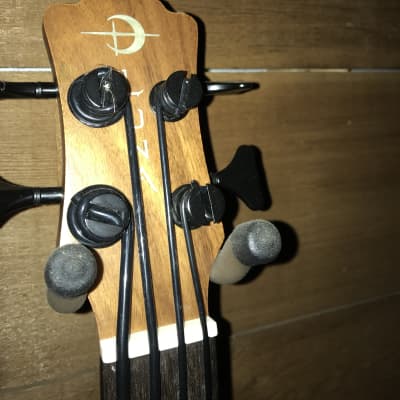 Luna Bari-Bass Fretless 2019 Koa Satin image 4
