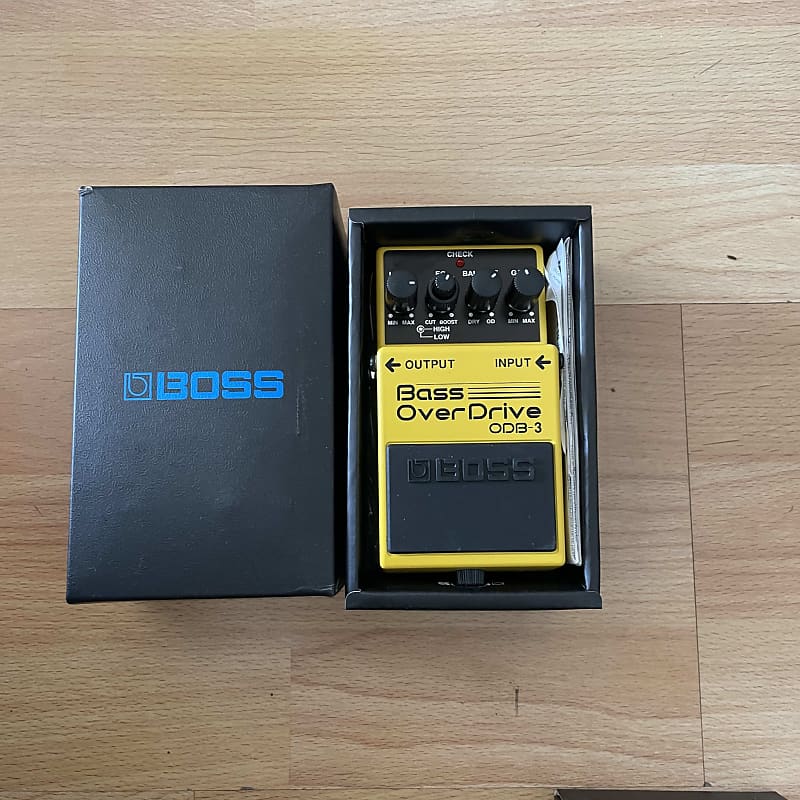 Boss ODB-3 Bass OverDrive (Silver Label) 1994 - Present - Yellow