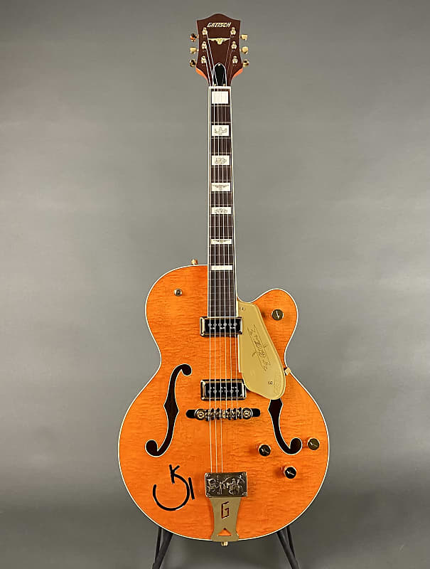 Gretsch G6120-CMHOF Chet Atkins 1954 Prototype 2020 Vintage Orange Stain -  1 of 36 Worldwide | Reverb