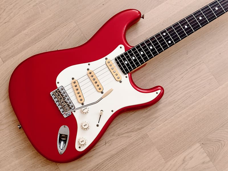 1991 Fender Stratocaster Model ST-500VR Candy Apple Red, Japan MIJ Fujigen