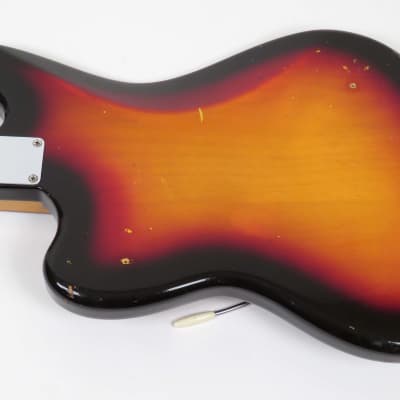 Fender Bass VI 1963 Sunburst ~ Slab Board ~ Original Case image 9