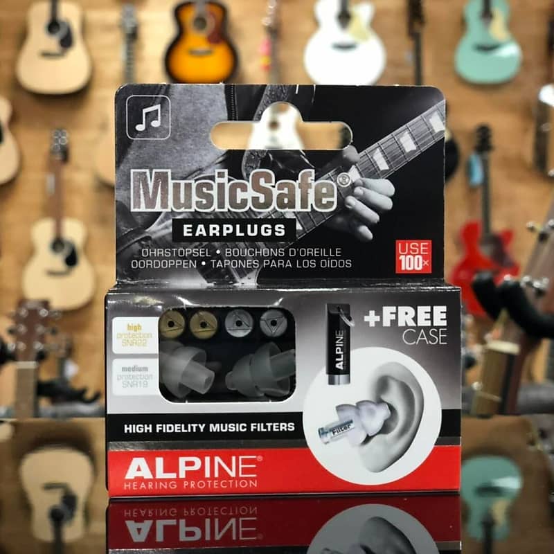 Alpine MusicSafe High Fidelity Music Filters Earplugs w/case image 1