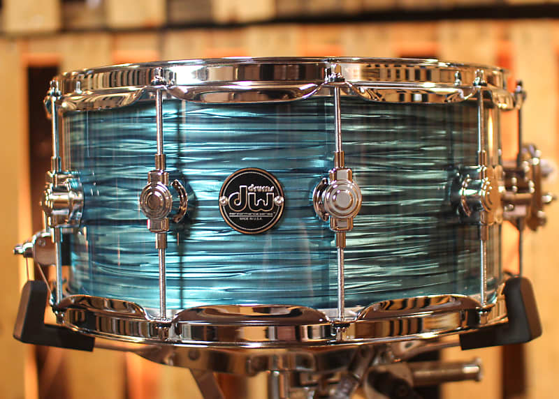 DW Performance Turquoise Oyster Snare Drum - 6.5x14 | Reverb