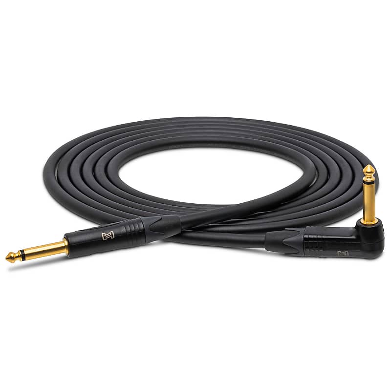 Mint Hosa Tech CGK-020R 1/4" Edge Guitar Cable, Straight-Angle Neutrik Plugs, 20ft image 1