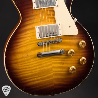 Gibson Custom Shop Made 2 Measure Murphy Lab '59 Les Paul Standard Murphy Painted Ultra Heavy Aged Kindred Burst/NOS image 6