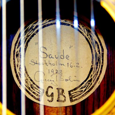 🇸🇪  Georg Bolin / HE Concert / "Saude" / 1973 / Near mint / Zero fret / Spicy fragrance / OHSC  ✳️ image 2