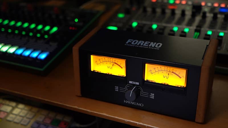HAYAKUMO FORENO VU METER Made in Japan 2020 Black | Reverb