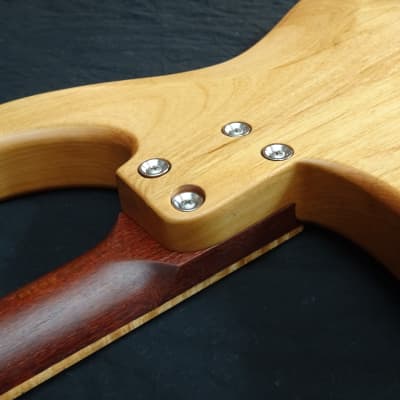 Rukavina Birdseye, Lacewood, Alder J Model 25" Offset Guitar image 8