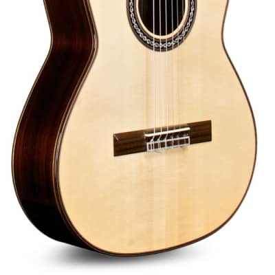 Cordoba C10 Parlor - ⅞  Size Classical Guitar - Solid Spruce Top, Solid Indian Rosewood back/sides image 1