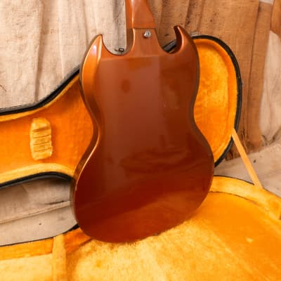 Gibson Melody Maker Bass 1968 - Sparkling Burgundy Metallic image 9