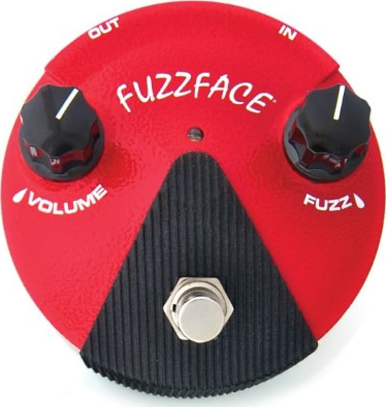 Dunlop FFM2 Red Germanium Fuzz Face Mini Distortion Pedal image 1