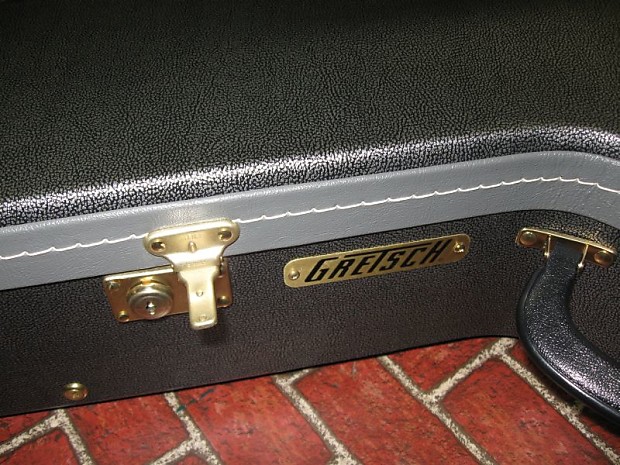 NEW GRETSCH GREY SPECKLE DELUXE HARDSHELL GUITAR CASE 17 NEW GRETSCH GREY SPECKLE DELUXE HARDSHELL GUITAR CASE 17
