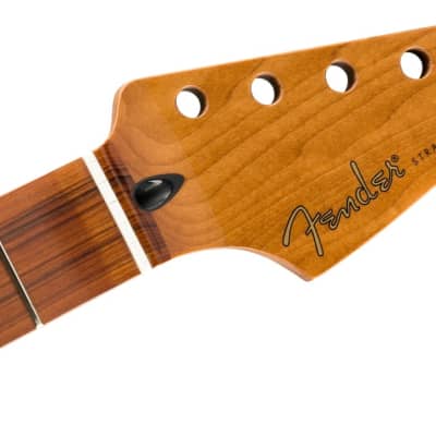 Fender Roasted Maple Stratocaster Replacement Neck, Pau Ferro Fretboard, C Shape image 3