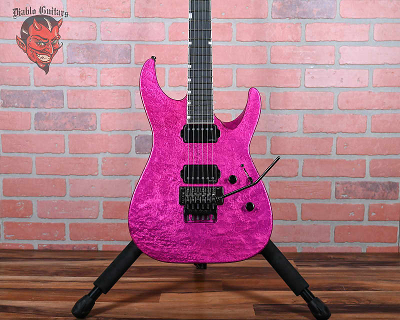 ESP Original Series M-II Custom CTM Liquid Metal Pink Japan | Reverb