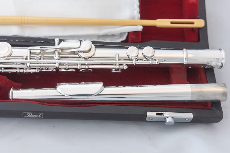 Pearl PF-501 パール フルート PEARL PF 501 Flute Silver Plated Pinless Mechanism Very good
