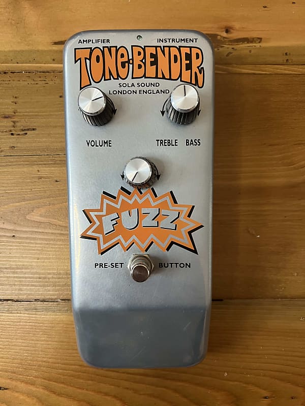 Colorsound ToneBender Fuzz 90’s Reissue with Original Box + Factory Added LED! image 1