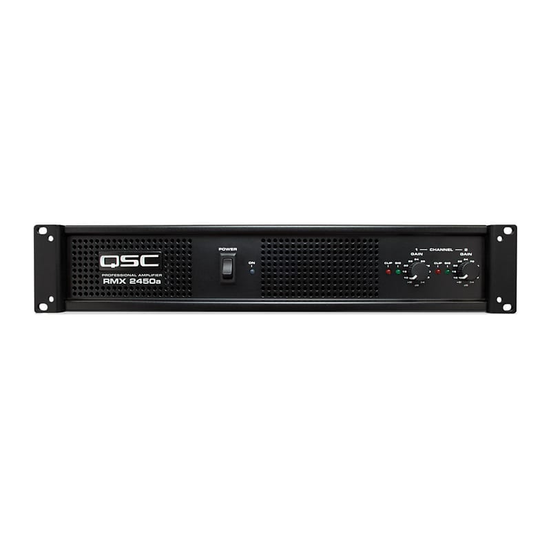 QSC RMX2450a 2450a Professional Quality Performance, Two Channels Power Amplifier with XLR Input and NL4 Output Connectors and LED Indicators image 1