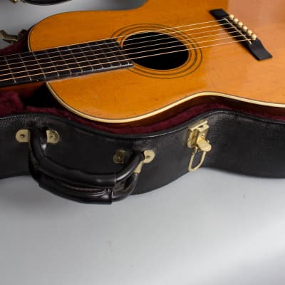 Regal  Custom Built Style 5 Flat Top Acoustic Guitar,  c. 1930, ser. #3446, black hard shell case. image 12