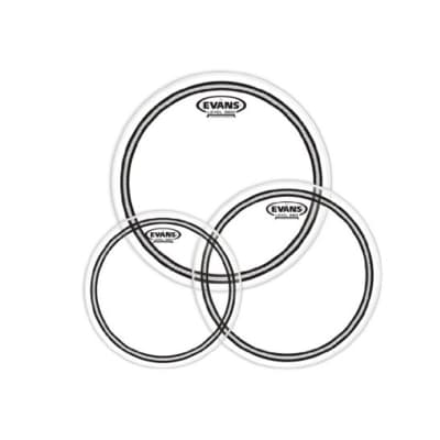 Evans EC2S Clear Fusion Tompack - 10", 12" and 14" Tom Drum Heads image 1