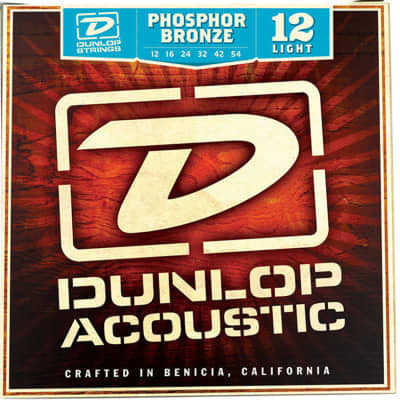 Dunlop 6CDAP1254 AG-PHB Light-6/Set Acoustic Strings image 1