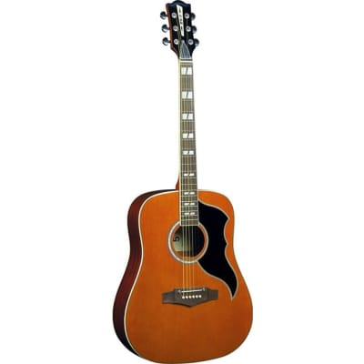 Eko Ranger VI VR Acoustic Guitar in Natural Satin image 1
