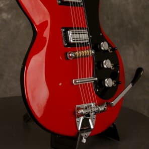 Gretsch ASTRO-JET model 2126 w/original strap, polish cloth, and manual 1965 Red image 8