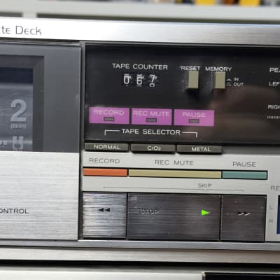 Quadraflex Reference 712D Stereo Cassette Deck Vintage - W/ Wood