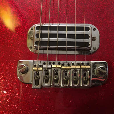 Brownsville Thug Electric Guitar Red Sparkle Bild 11