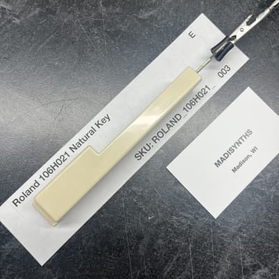 ORIGINAL Roland Replacement E Key (Matsushita SK-1xx Keybeds) (106H021) for Jupiter-4, System-100/700, SH-1/2/3/3A/5/7, RS-505, VP-330, Promars, etc