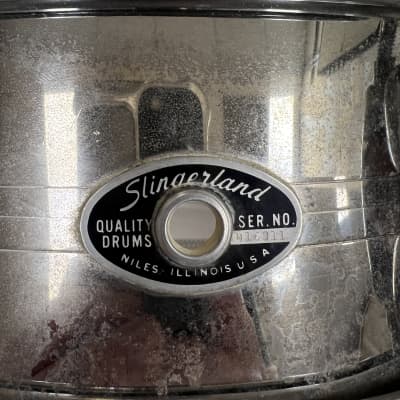 Slingerland 4 Piece Drum Set Late 60’s/Early 70’s - Pearl image 8