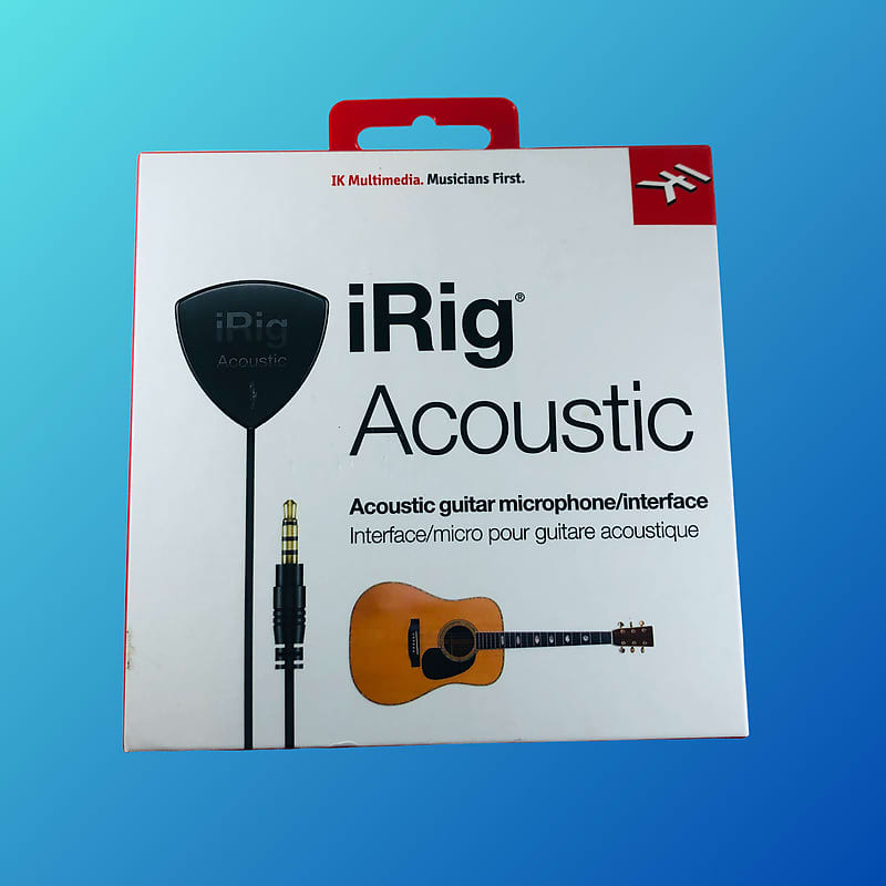 IK Multimedia iRig Acoustic Stage Mobile Instrument Microphone 