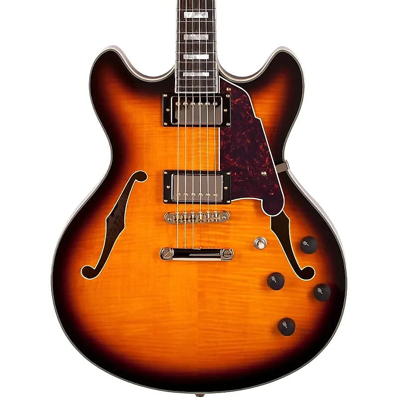 D'Angelico Excel EX-DC Semi-Hollow with Stop-Bar Tailpiece image 2