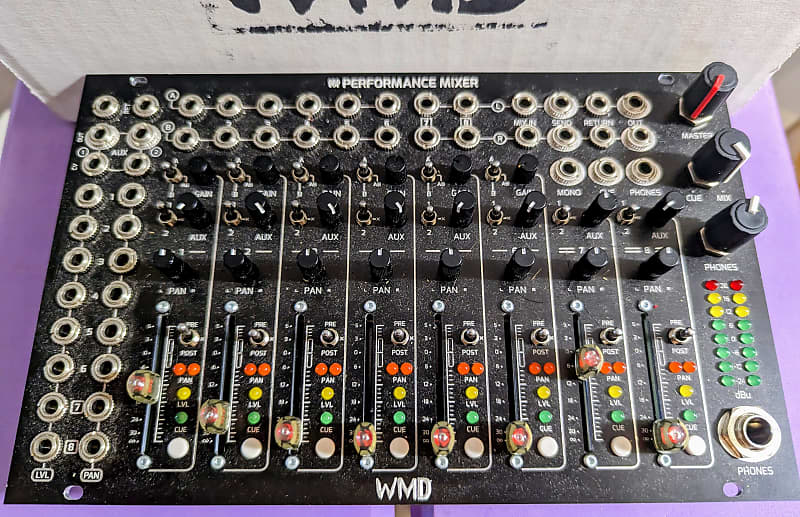 WMD Performance Mixer Black + PM Mutes + PM Channels