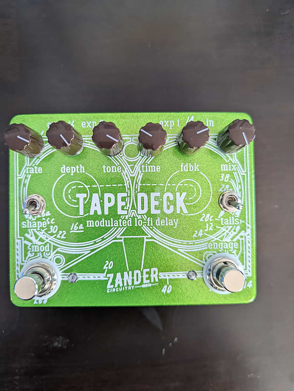Zander Circuitry Tape Deck V3 2017 Green Reverb