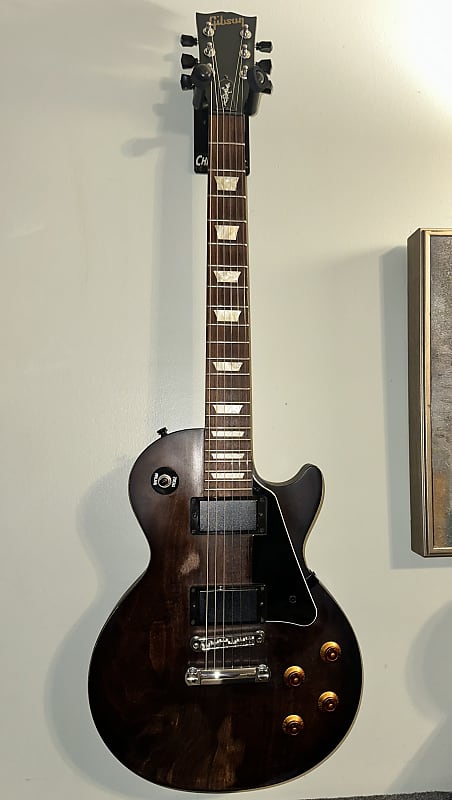 Gibson LPJ 2013 - Chocolate rubbed  Satin distressed vintage image 1