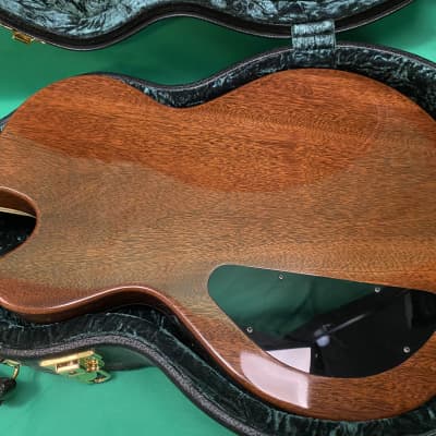 Earnest  Rosetta Sunburst Electric Tenor Guitar Deluxe w/ 3 Kent Armstrong Pickups, Inlays, Case image 4