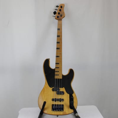 Schecter Diamond Model-T Session Bass Guitar 2019 - Aged Natural Satin for sale
