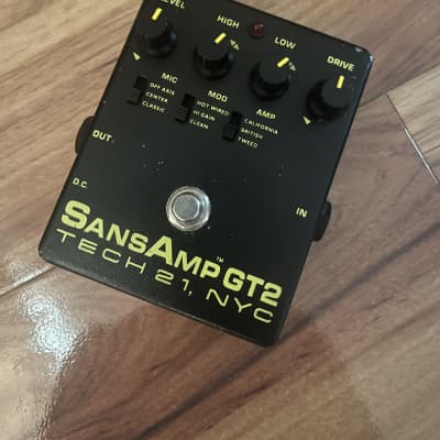 Tech 21 SansAmp GT2 Tube Amp Emulation Pedal | Reverb UK