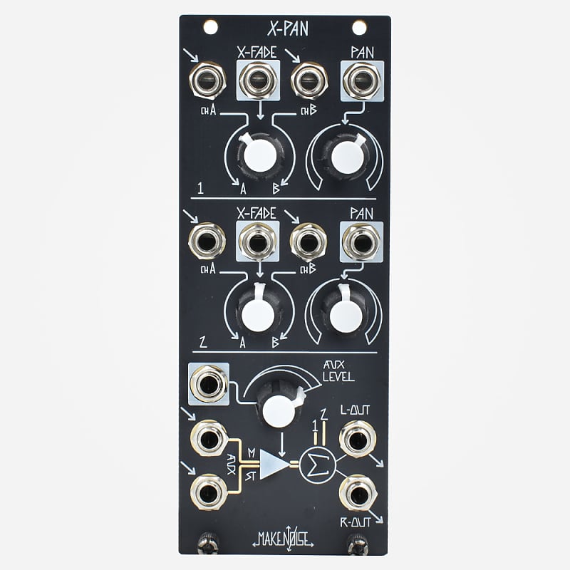 Make Noise X-Pan Eurorack Dual Panning Crossfader and Stereo Mixer Module