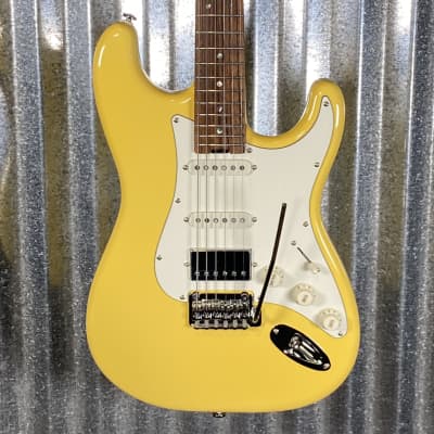 Musi Capricorn Classic HSS Stratocaster Yellow Guitar #0119 Used for sale