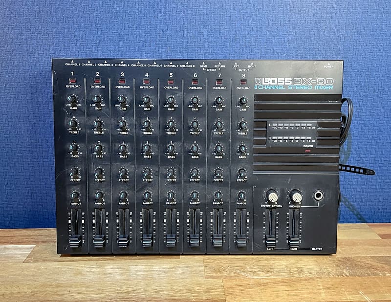 BOSS ステレオミキサー BX-8 元箱説明書付属品完備 美品 - 楽器、器材