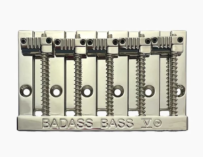 Nickel Badass V ™ Bass Bridge for 5-string Fender P/Jazz Bass® BB