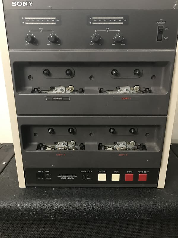 Sony CCP2300 Stereo Cassette Duplicator Reverb